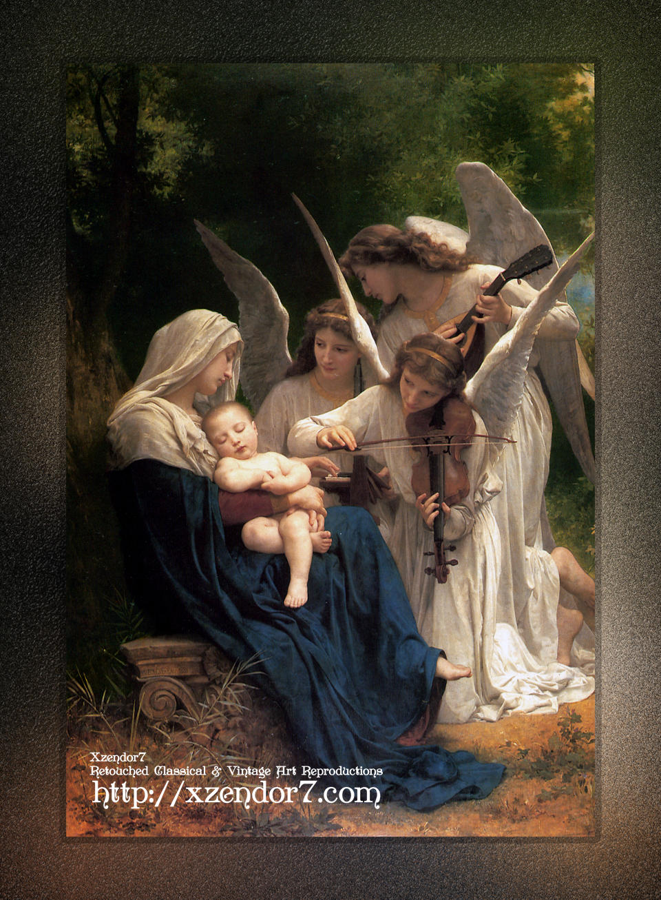 The Angels by William Adolphe Bouguereau