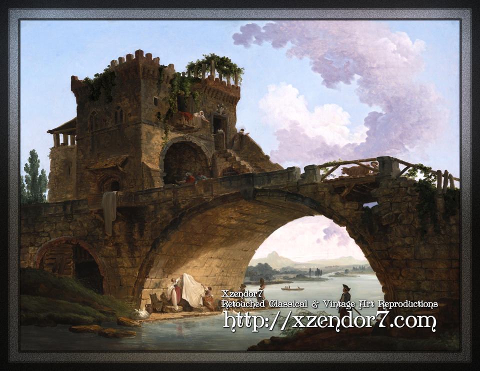 The Ponte Salario by Hubert Robert